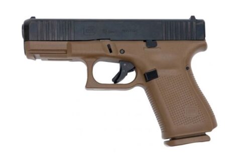 Glock G19 G5 9MM 10+1 FDE W/ BLACK SLIDE