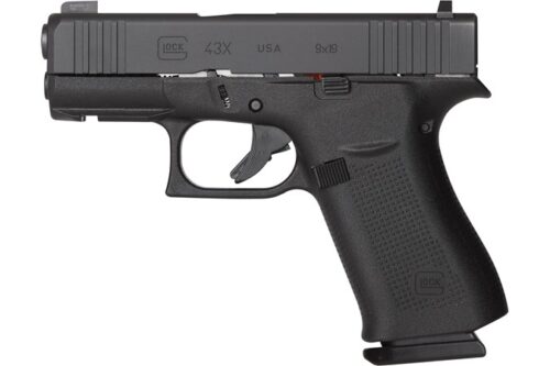 Glock G43X 9MM BLK 3.39