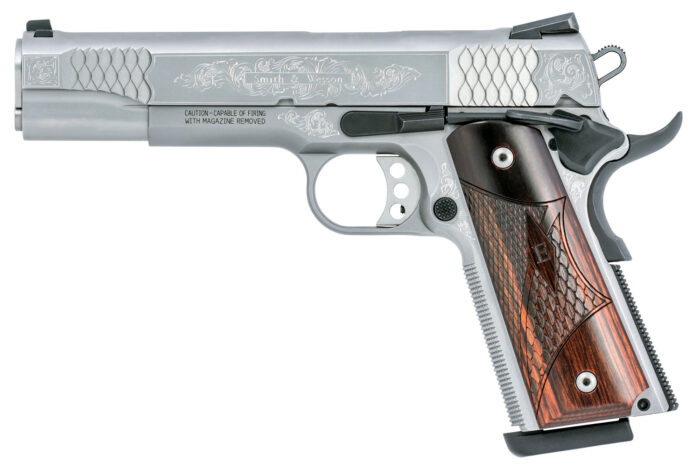 Smith & Wesson 10270 1911 E-Series Full Size Frame 45 ACP 8+1, 5" Stainless Steel Barrel