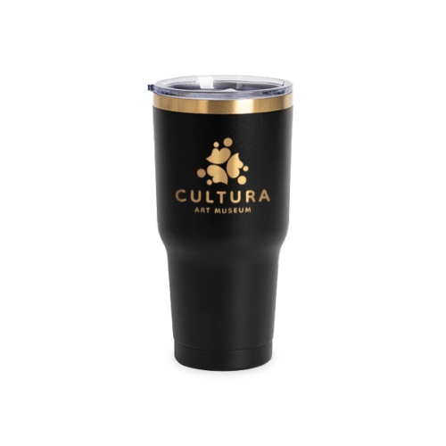 TUMBLER 30OZ BLACK/GOLD - Image 2