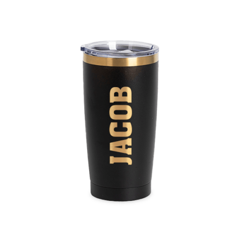 TUMBLER 20OZ BLACK/GOLD - Image 2