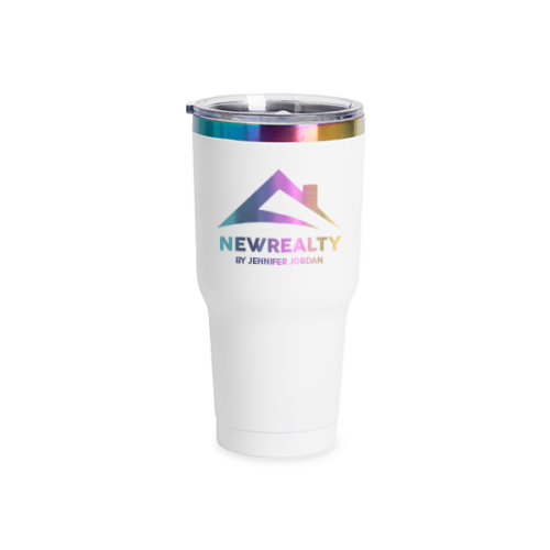 TUMBLER 30OZ WHITE/RAINBOW - Image 2