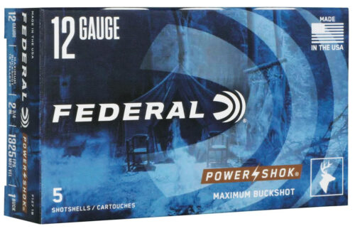 Federal Power-Shok Max Buck 12Gauge 2.75" 1BuckShot