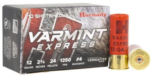 Hornady Varmint Express 12 Gauge 2.75" 4 Buck Shot