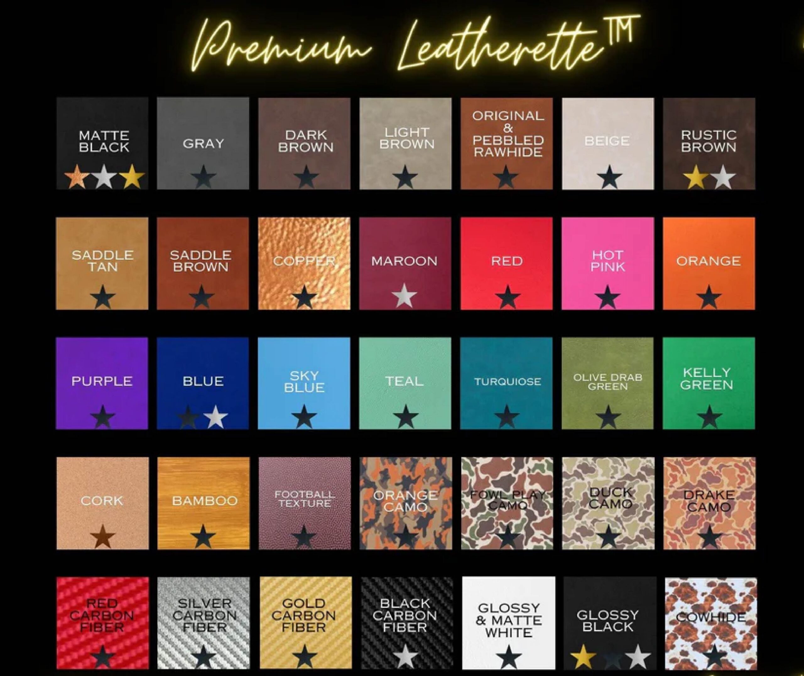Premium Leatherette Patch
